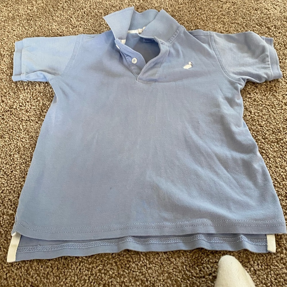 Beaufort Bonnet Blue Size 6 boys polo. Good condition.